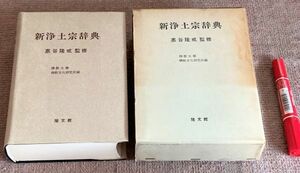 新浄土宗辞典　恵谷隆戒　監修　仏教大学仏教文化研究所 編　　隆文館　/　浄土宗　　浄土宗辞典　