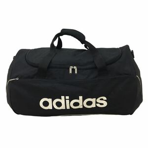 D529-10 大容量 adidas アディダス ボストンバッグ 肩掛け ハンドバッグ かばん カバン 鞄 バッグ BAG ブラック 実寸参考