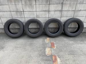 【中古タイヤ・４本セット】★ＹＯＫＯＨＡＭＡ ＢｌｕＥａｒｔｈ—ＲＶ ＲＶ０３：１９５／６５Ｒ１５ ９１Ｈ★