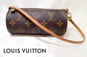 6166[T]Louis Vuitton ルイヴィトン パピヨン 付属ポーチ ハンドバッグ ミニバッグ モノグラム