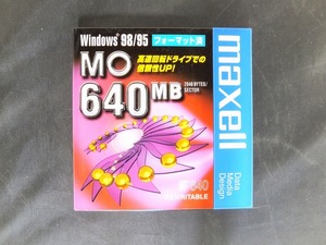 【未使用】 マクセル maxell MA-M640.WIN.B1P MOディスク MA-M640.WIN.B1P