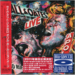 Live At The Apollo/Daryl Hall & John Oates(ダリル・ホール & ジョン・オーツ)(中古国内版紙ジャケBlu-specCD)