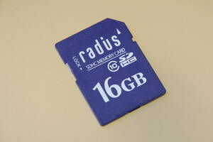 16GB SDHC カード radius