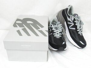 ○ 新品同様 NEW BALANCE ニューバランス ランニングシューズ M990BK6 サイズ27.0㎝ 米国製 スエード メッシュ BLACK