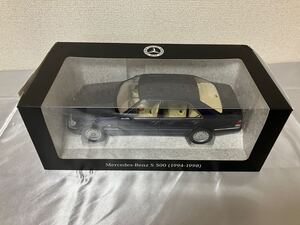 80 【新品】 Mercedes Benz S 500 lang (V140) (1994-1998) メルセデス ベンツ ミニカー アズライトブルーメタリック