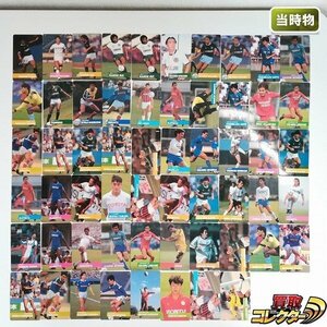 sB514q [当時物] カルビー Jリーグチップス 1991～1992 サッカーカードまとめ 計58枚 武田修宏 中山雅史 ラモス瑠偉 他 | スポーツカード