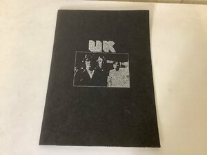 ○●○UK ユー・ケー　1979年　日本公演　ツアーパンフレット(現状品)○●○