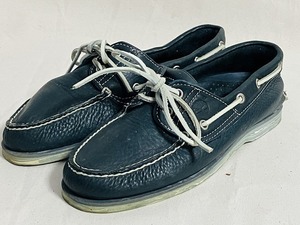 中古 Timberland ティンバーランド ヴィンテージ　レザー デッキ シューズ 8