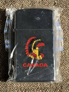 「未使用品」ZIPPO ジッポー Canada Niagara ナイアガラ　インディアン1998年 ケース付き オイルライター 喫煙具 喫煙グッズ ヴィンテージ