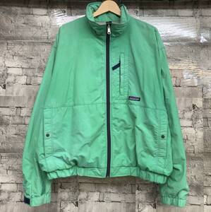 92年製 Patagonia パタゴニア ナイロンジャケット 10208 サイズL グリーン 店舗受取可