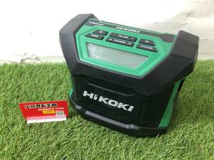 中古品 電動工具 ★HiKOKI（ハイコーキ） コードレスラジオ Bluetooth対応 UR18DA(NN) 本体のみ IT5EG3RQTVIO