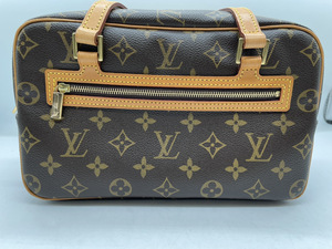 7065-01★1円スタート★美品♪ LOUIS VUITTON/ ルイヴィトン /シテMM/モノグラム/ハンドバッグ/肩掛け/ブラウン★