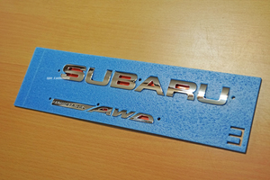 USスバル純正10-13 SUBARU FORESTER フォレスター リアSUBARUエンブレム USDM北米JDM SHJ SH5 SH6 SH9 SH系