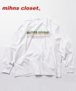 「mihns closet」 長袖Tシャツ X-LARGE オフホワイト メンズ