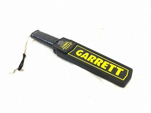 送料無料【米軍放出品】ハンディータイプ金属探知機 GARRETT スーパースキャナー セキュリティ 紛失物 宝探し (60) ☆HJ7AK-W#24