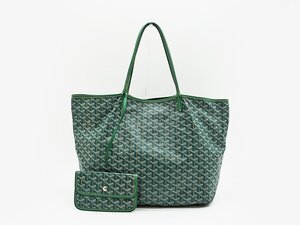 ☆◇【GOYARD ゴヤール】サンルイGM トートバッグ グリーン