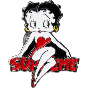 新品 16SS Supreme x Betty Boop Pin ベティ・ブープ ピンバッジ