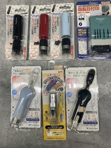 A2b 回転 日付印 キャップレスホルダー 片手でポン ワンタッチハンコ シャチハタ Shachihata 未使用保管品