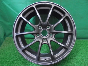 h47◆RAYS STI スバル 純正 アルミホイール◆レイズ WRX S4 18×8.5J +53 5H PCD114.3 中古アルミ１本