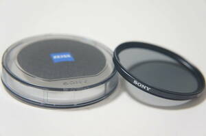 ★美品★[55mm] SONY Carl Zeiss T* VF-55CPAM CIRCULAR PL 円偏光フィルター プラケース付