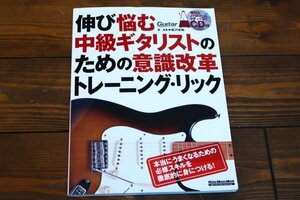 リットー ギターマガジン 伸び悩む中級ギタリストのための意識改革トレーニング・リック 堀沢俊樹 CD付き