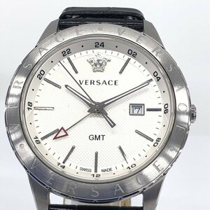 VERSACE ヴェルサーチ 腕時計 GMT VEBK101808390154 不動品 付属品・箱付き【CGAW6067】