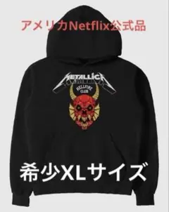 Netflix stranger things Metallica パーカーXL