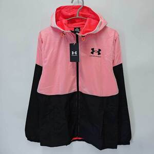 【中古・未使用品】アンダーアーマー UAメッシュ ラインド ウーブン ジャケット L ブラック 1381343 メンズ UNDER ARMOUR