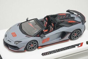 メイクアップ / アイドロン 1/43 ランボルギーニ アヴェンタドール SVJ 63 ロードスター 2019 マットグレー 限定100台 EM517A