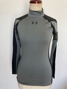 アンダーアーマー コンプレッション 長袖 シャツ UNDER ARMOUR グレー　コールドギア