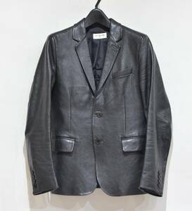 国内正規品 SAINT LAURENT PARIS サンローランパリ レザー ジャケット ブラック 46 Y-322741