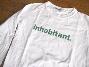 inhabitantインハビタント 長袖Tシャツ/ロンT ユニセックスUS XXXS