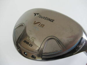 ★BRIDGESTONE ブリジストン TUOR STAGE ViQ CL ユーティリティ U5 レディース 28° 純正カーボンシャフト J419　★レア★激安★中古★　★