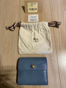 イルビゾンテ IL BISONTE 財布 used スカイブルー