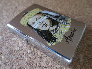 ZIPPO 『Indian Apache インディアン アパッチ族』1996年10月製造 Comanche コマンチ ズニ ナバホ オイルライター ジッポ－ 廃版激レア