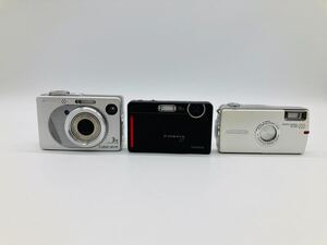 【9954】　★1円スタート　デジカメ　FUJIFILM FinePix Z300 SONY DSC-W1 OLYMPUS IR-300 通電