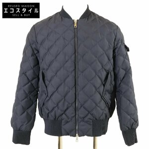 美品/国内正規/20年製 MONCLER モンクレール ALGEIBA キルティング ダウンブルゾン/ ジャケット 0 ネイビー レディース