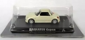 アオシマ ライトウェイトスポーツコレクション Vol.2 1/64 DAIHATSU ダイハツ Copen コペン ホワイト 白 ミニカー