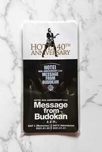 【非売品】布袋寅泰 40th ANNIVERSARY Live Message from Budokan メモリアルピック