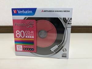 日本製☆未開封品★三菱化学メディア MITSUBISHI CD-R 700MB 80分 10枚 Phono-R フォノアール MUR80PHS10V1 音楽/録音/Audio スーパーアゾ