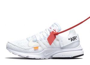 Off-White Nike Air Presto "White/Black/Cone" 30cm AA3830-100