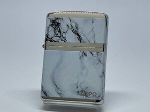 送料無料 ZIPPO[ジッポー]4面連続加工 マーブルロゴ ニッケルホワイト 2NI-4WHMZ