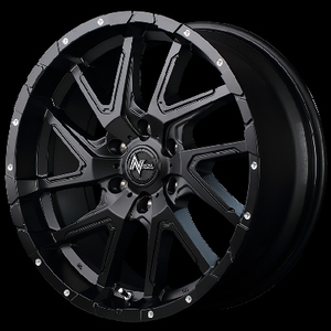 マルカ ホイール ナイトロパワー デリンジャー トヨタ FJクルーザー 15系 MID 【20×8.5J 6-139.7 INSET20 ブラックポリッシュ】 4本セット