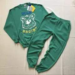 90s　vintage　UCLA BRUINS　クマロゴ　スウェットセットアップ