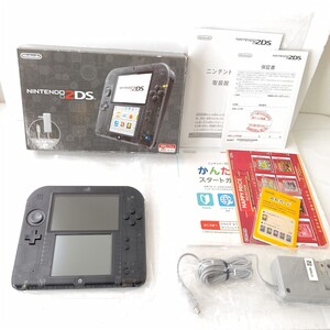 Nintendo　ニンテンドー2DS クリアブラック　極美品　任天堂　ゲーム機