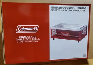 Coleman　 コールマン　コンロ クールステージテーブルトップグリル 3~4人用 レッド