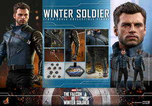 新品未開封 ホットトイズ TMS039 『ファルコン＆ウィンター・ソルジャー』 ウィンター・ソルジャー １/６ フィギュア Winter Soldier