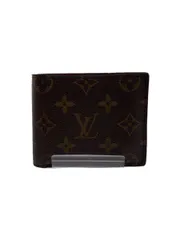 LOUIS VUITTON ポルト・フォイユ・マルコ_モノグラム・キャンバス_BRW PVC ブラウン メンズ 