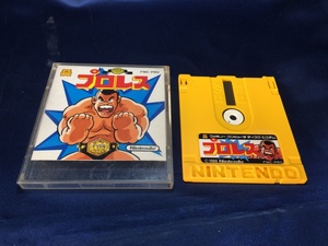 中古BP★プロレス★ディスクシステムソフト/外箱、説明書欠品