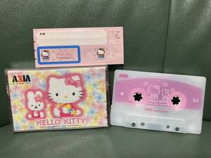 【未使用】ハローキティ　HELLO KITTY　オーディオ　カセットテープ　54分　AXIA